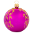 Елочная игрушка Шар 3 Ивушка