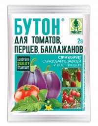 Стимулятор плодообразования растений Бутон для томатов, перцев, баклажанов 2 г