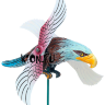 Садовый декор штекер Орел с крутящимися крыльями